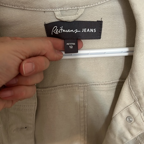 Reitmans Jeans tan Jean jacket - Picture 2 of 5
